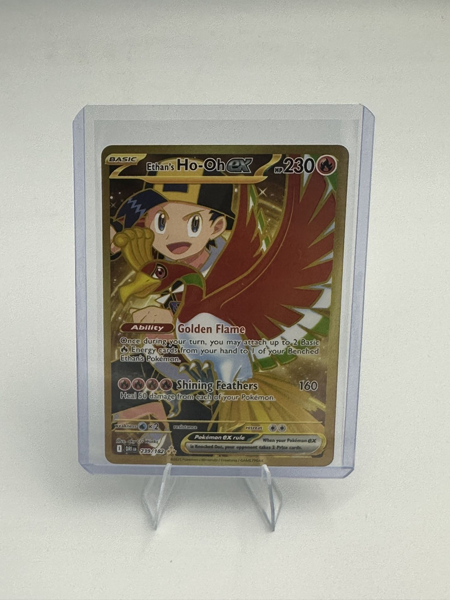 Pokemon Ethan's Ho-Oh ex 209/182 Sv10: Destined Rivals Holo