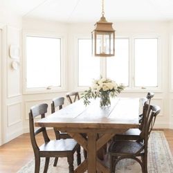 Custom Made Farm Style Dining Tables And Benches.