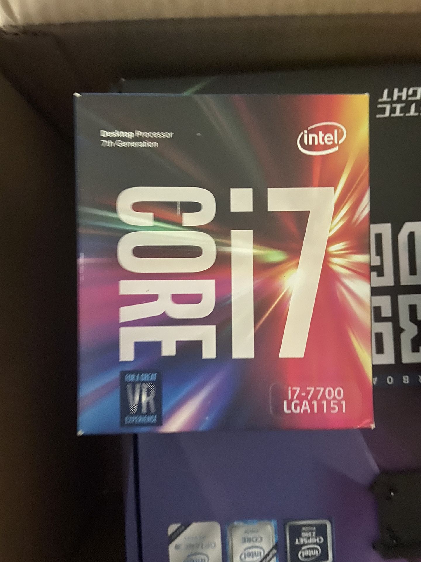 Intel i7-7700 quad core 3.6GHz kaby lake