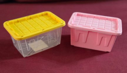 Tiktok Viral Lowes Teeny Tote Mini Plastic Storage Containers with Lids