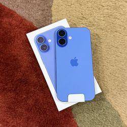 iPhone 16 Unlocked 128GB Blue with Physical SIM Brand New