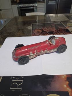 Auburn red race car.