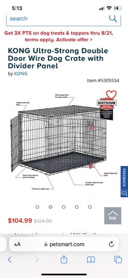 Dog Create, Double Door, Foldable