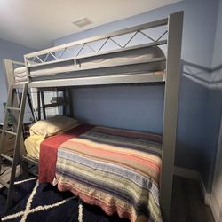 Grey Bunk Bed Excellent Condition 