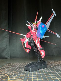 MG 1/100 Infinite Justice Gundam – Assembled Model with Stand