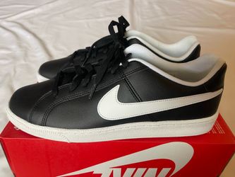 Nike Court Royale Casual Lace Up Tennis Sneakers Shoes Low Top Black Men 10.5