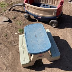 Wagon And Table