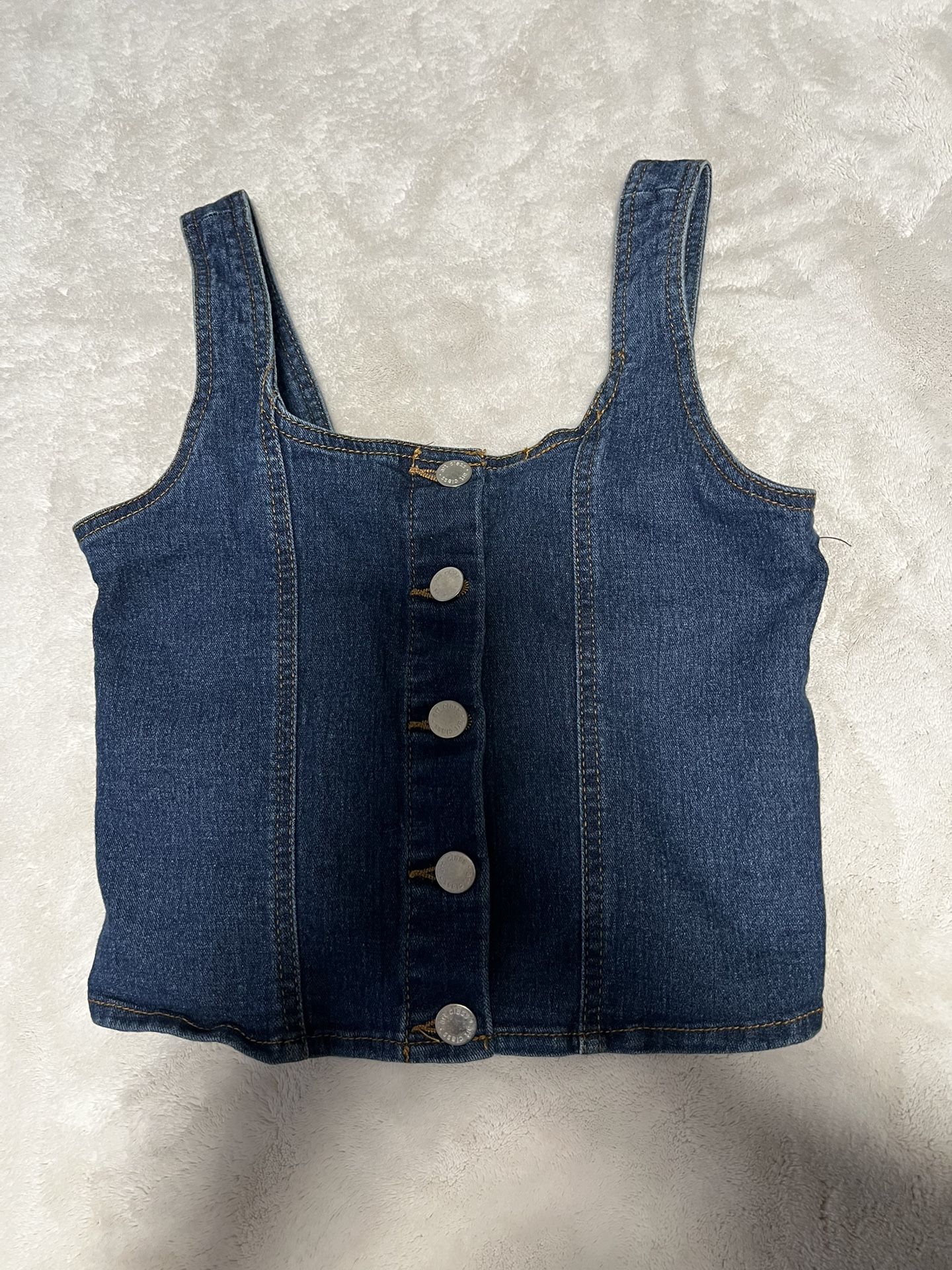 Denim Tank Top