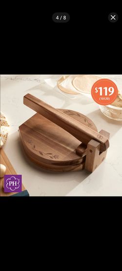 PRENSA DE MADERA PARA TORTILLAS PRINCESS HOUSE 🌻 🌾
