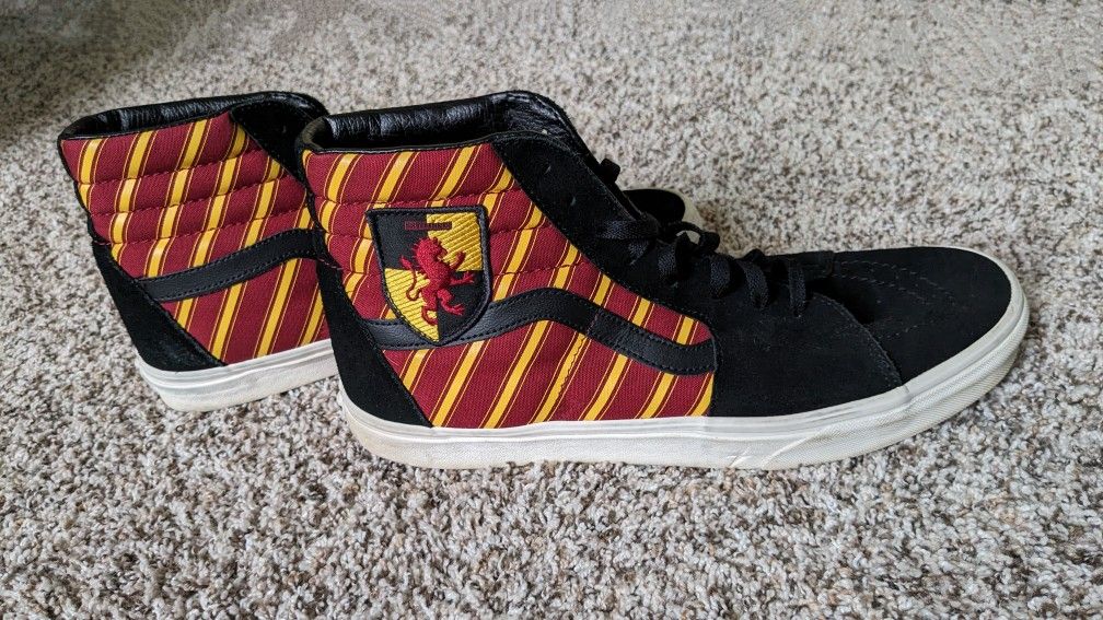 Vans shoes, Gryffindor - size 13