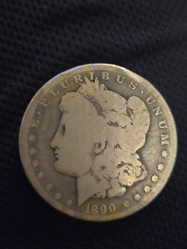 1890 Rare Carson City Morgan Silver Dollar