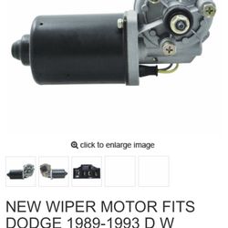 Windshield Wipers Motor For Dodge. NEW!! See List Attached