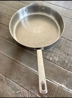 Premium Stainless Steel Sauté Pan / Skillet (10-Inch)