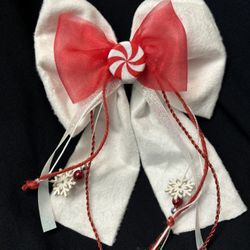 Candy Cane Bow 