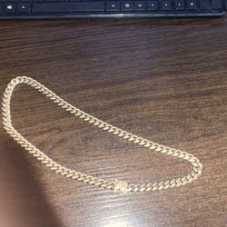 14k Gold Plated Cuban Link 