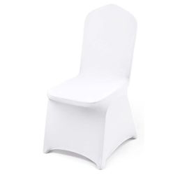 White Spandex Stretch Chair Cover for Parties, weddings, decorations