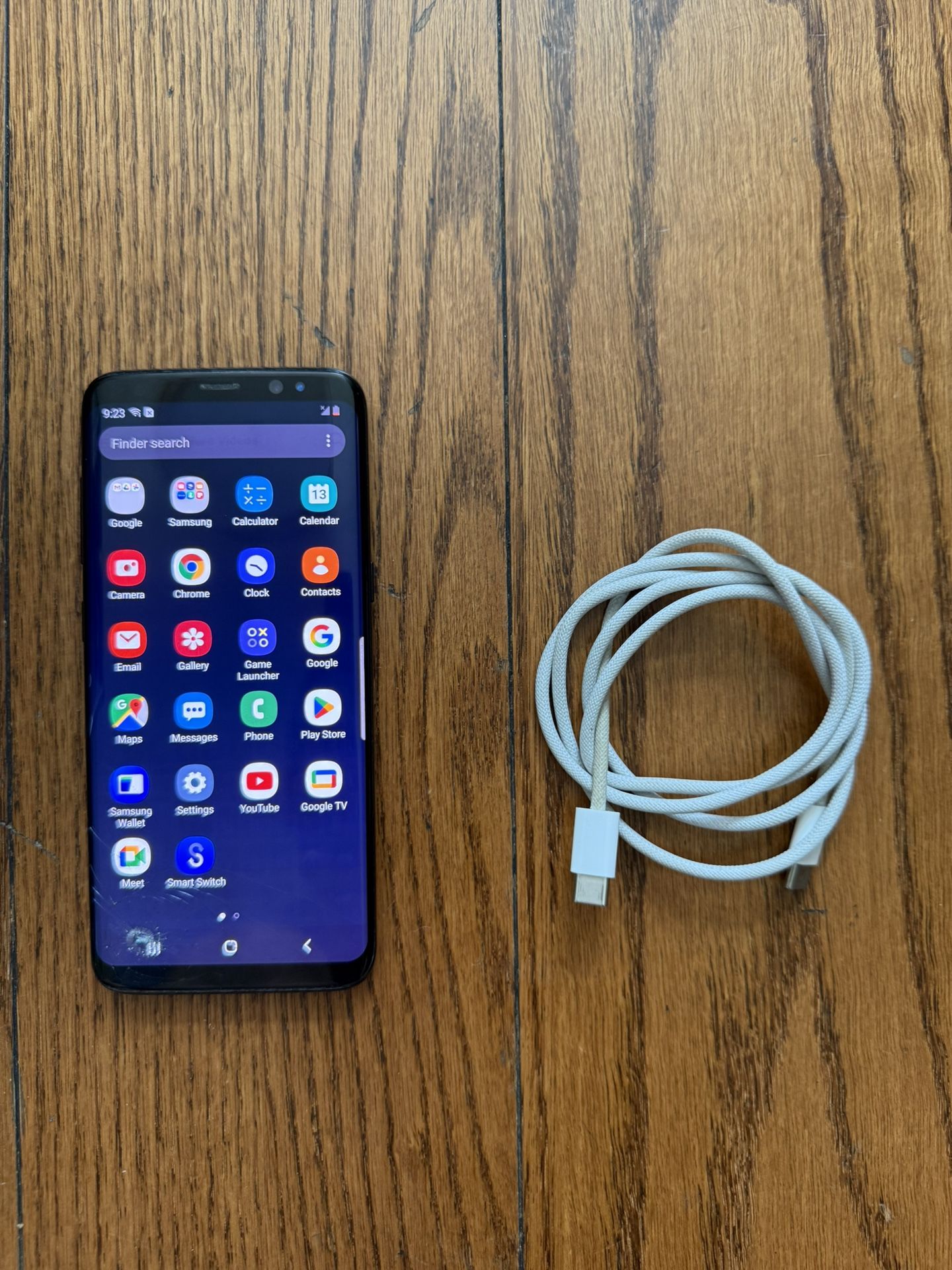 Samsung Phone Galaxy S8 64GB/Unlocked/Cracked