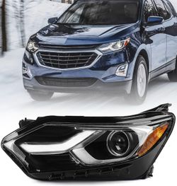 Halogen Headlight Assembly for Chevy Equinox 2018 2019 2020 2021 LH