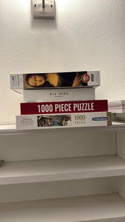 Puzzle Bundle — 4 Puzzles (All 1000 Pieces) — Best Offer Accepted