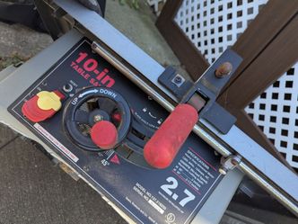 Craftsman 10 inch table saw