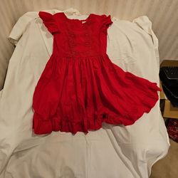 Red Only Little Once Dress
