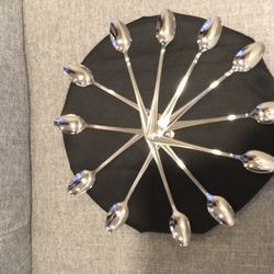 UP DATE INTERNATIONAL ICED TEA SPOONS, ( 12 PC) NEW