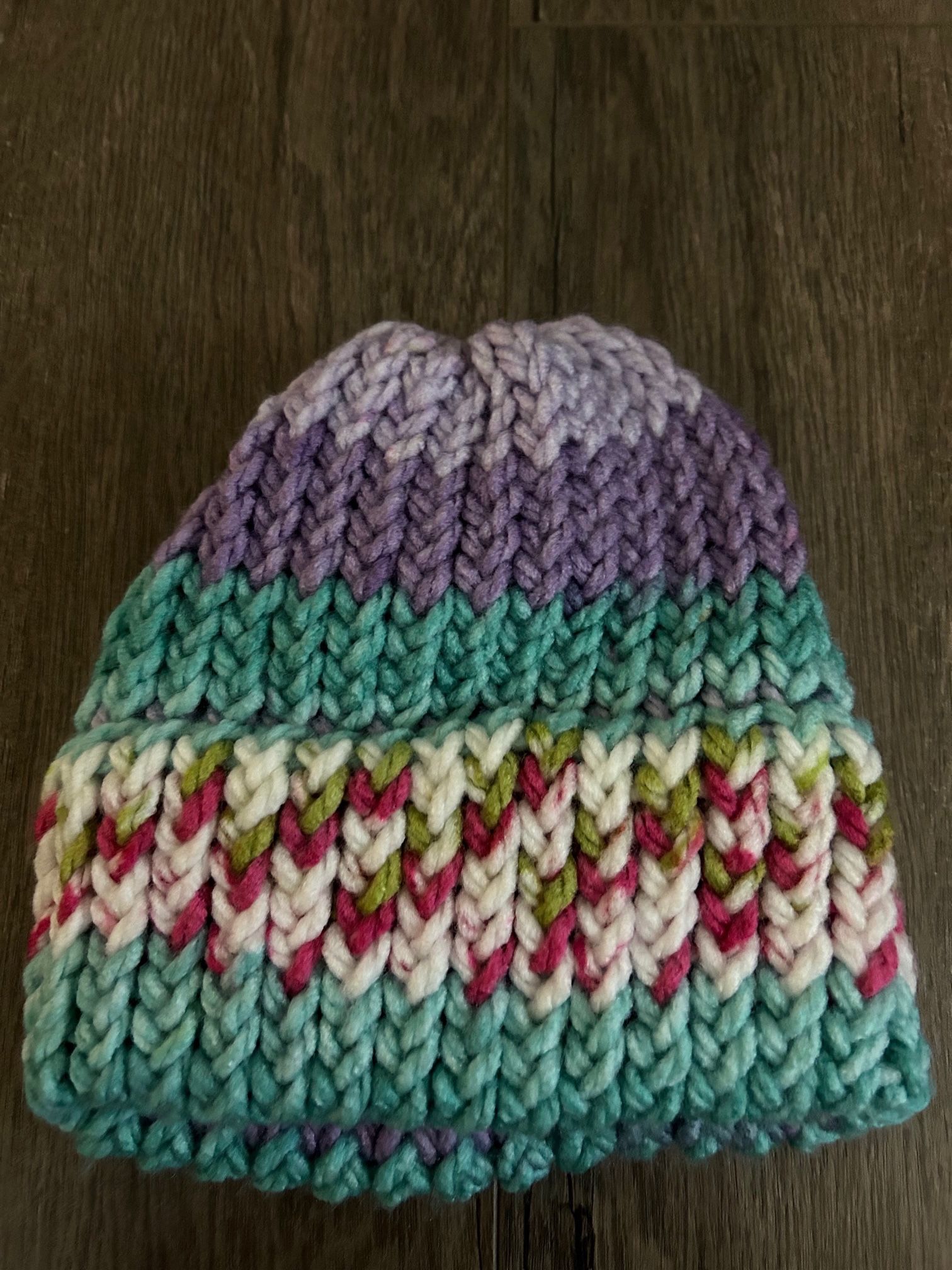 cute handmade beanie for little girls