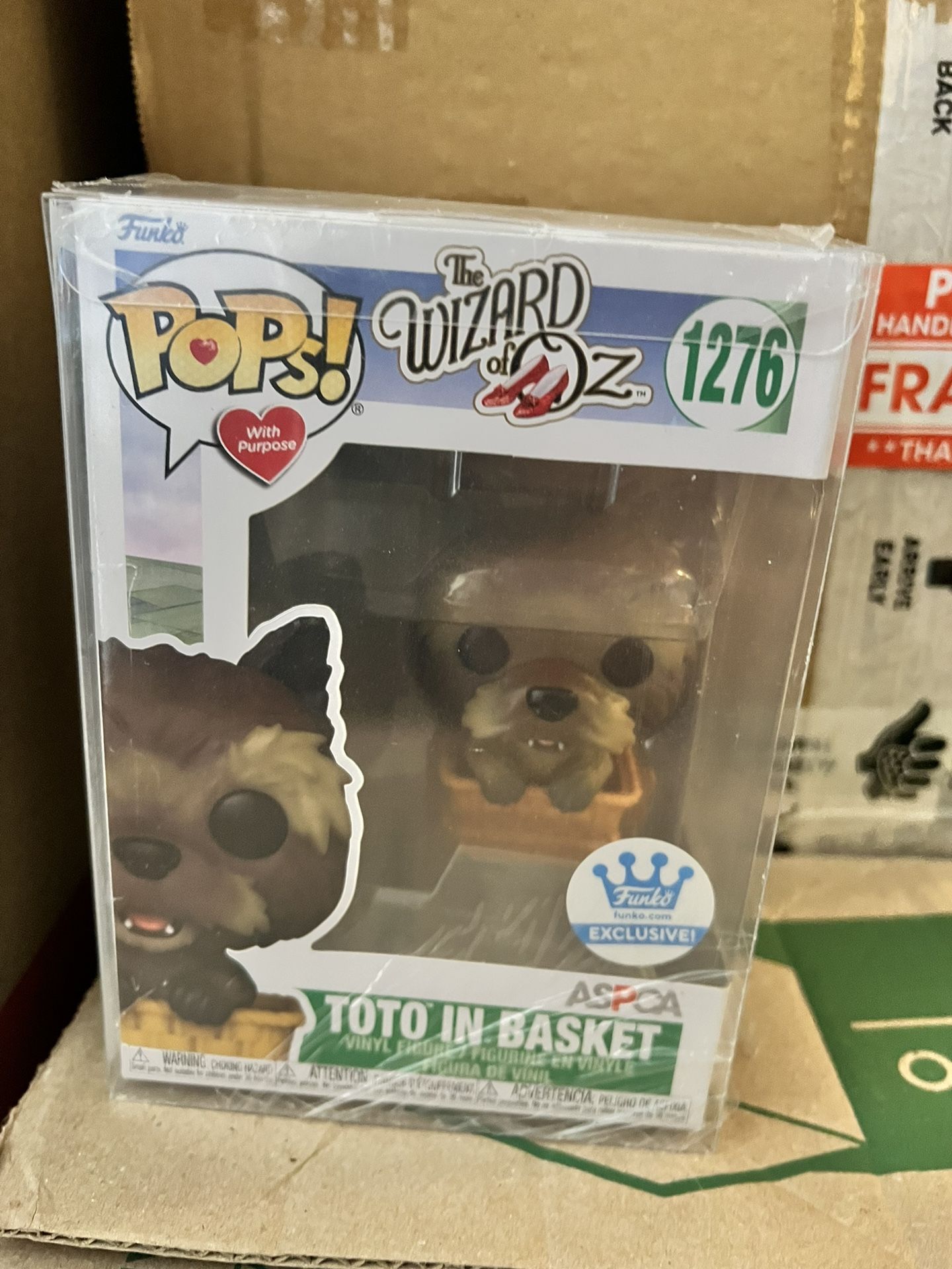 Wizard Of Oz Toto In Basket Funko Pop Exclusive 1276 for Sale in Fresno ...