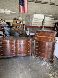 Hundred year old matching antique dressers