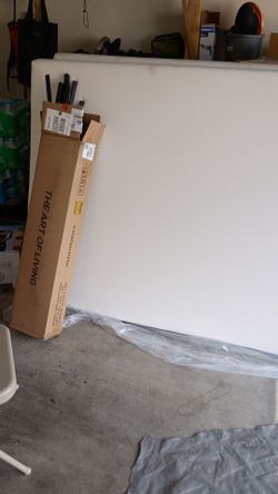 Full metal bed frame and 2 full foam mattresses