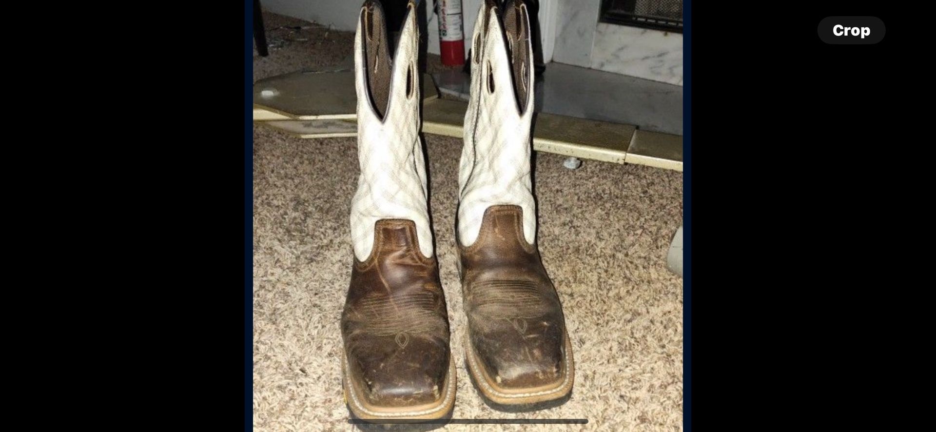 Justin Work Boots Wellington 11D Hard Toe Cowboy Boots
