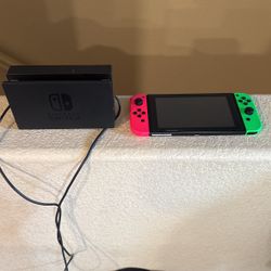 Nintendo switch with console