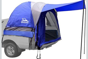 Hasika Double Layer Pickup Truck Bed Tent with Awning