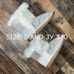 Justice Girl Boots Size 2 and 3Y