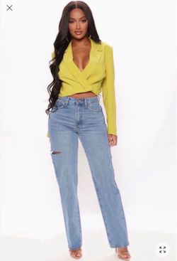 Straight leg jeans size 3
