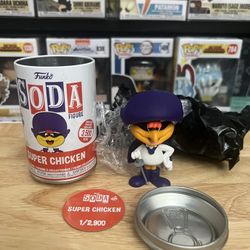 LIMITED EDITION 2,900 PIECE Super Chicken Funko Soda Animation Stocking Stuffer
