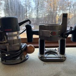 Bosch router 2.25 Variable 12 AMP 