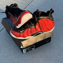 Foamposite Metallic Red !! 