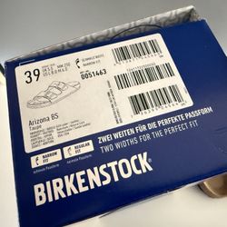 EU39 Birkenstock Arizona TAUPE Narrow Fit Brand New