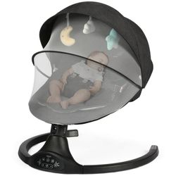 Baby Swing for Infants, Baby Rocker with 5 Point Harness, Bluetooth Support, 10 Preset Lullabies and 3 Speeds with Remote Control, Infant Swing for Ba