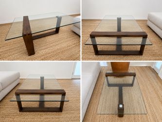 Mid-Century Modern Glass Coffee Table