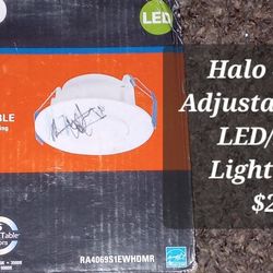 HALO/4"/Gimble Adjustable/Canless/Recessed/LED Lights