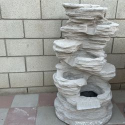 New Water Fountain Made Out Of Cement Perfect Gift 
