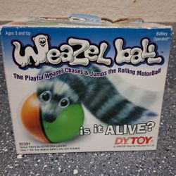 Weasel ball Great for a cat or dog Pickup Between 2;00-11:00 Pm Rainbow/charleston Cash Only Huge Moving Sale Read Description 