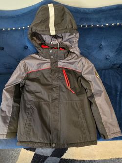 • Sequoia Kids Winter Coat Jacket - Black and Red