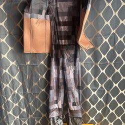 Minecraft, Steve in netherite armor small 4-6 Halloween costume brand new 