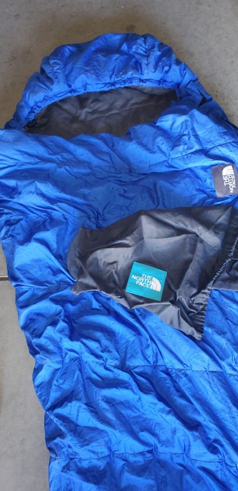 North Face XL Sleeping Bag and Trekking Poles
- Like New