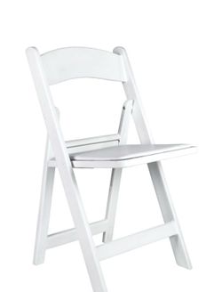 Resin folding padded chair (Used) $16 each