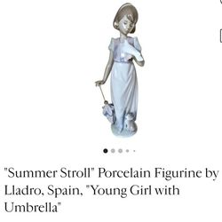 Summer Stroll Lladro Spain Figurine