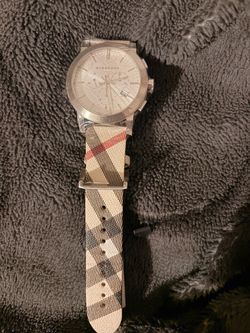 Burberry Chronograph Watch with Nova Check Strap